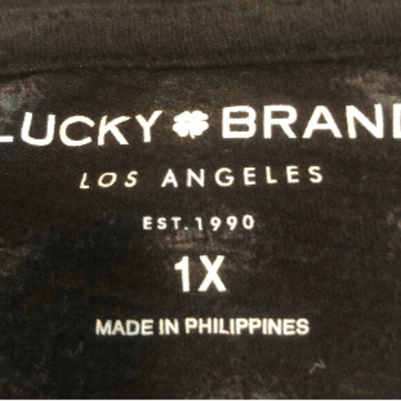 Lucky Brand 1X Medallion Boho Luxe Top – Eclectic Grandpa | Vintage Bohemian - Picture 7 of 8